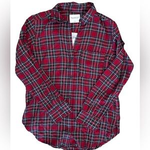 Abercrombie & Fitch Flannel, size Small NWT
